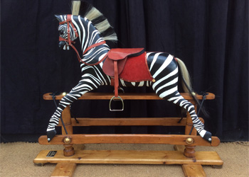 Zebra Rocking Horse